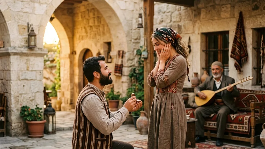 Bağlama Eşliğinde Evlilik Teklifi