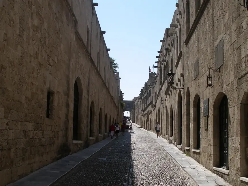 Rodos Rodos Ortaçağ Eski Şehri ve Şövalyeler Yolunda
